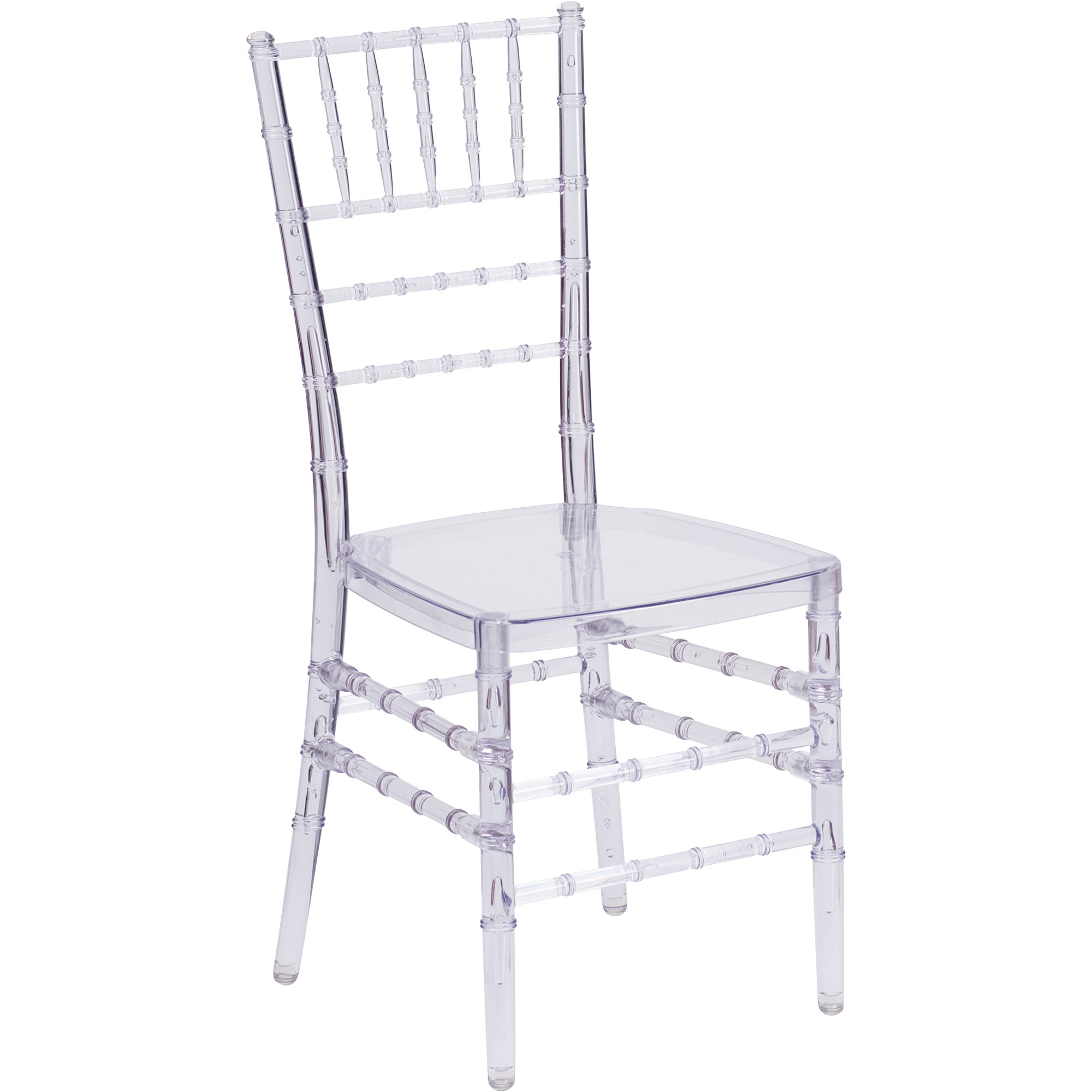 Flash Furniture Chiavari Polycarbonate Stacking Chair, Crystal Ice, 1,110-Lb. Capacity, Model# BHICECRYSTAL